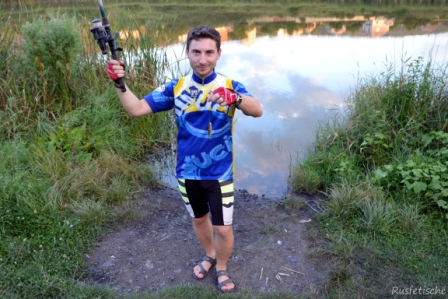 Русфет Кадыров на рыбалке
